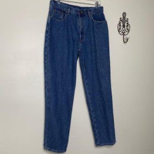 L.L. Bean Vintage Flannel Lined Relaxed Jeans Sz 14R